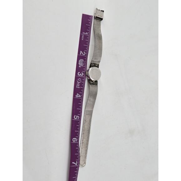 Vtg 10k GF Nivada with Kestenmade 10K White Gold Filled Mesh Band 6.5\